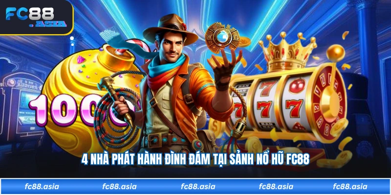 4 nhà phát hành đình đám tại sảnh nổ hũ FC88