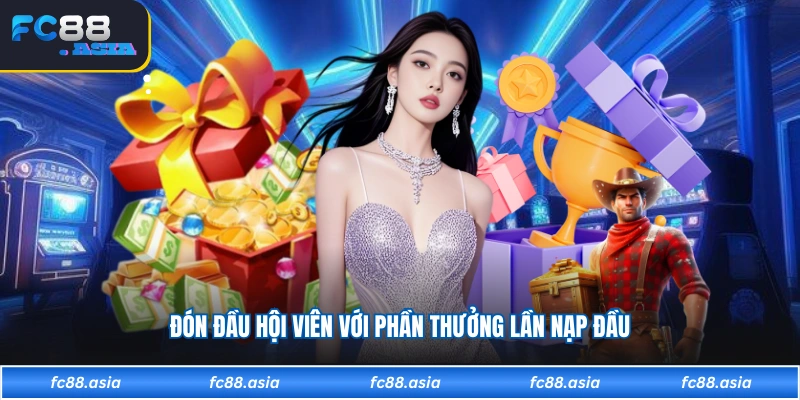 Đón đầu hội viên với phần thưởng lần nạp đầu